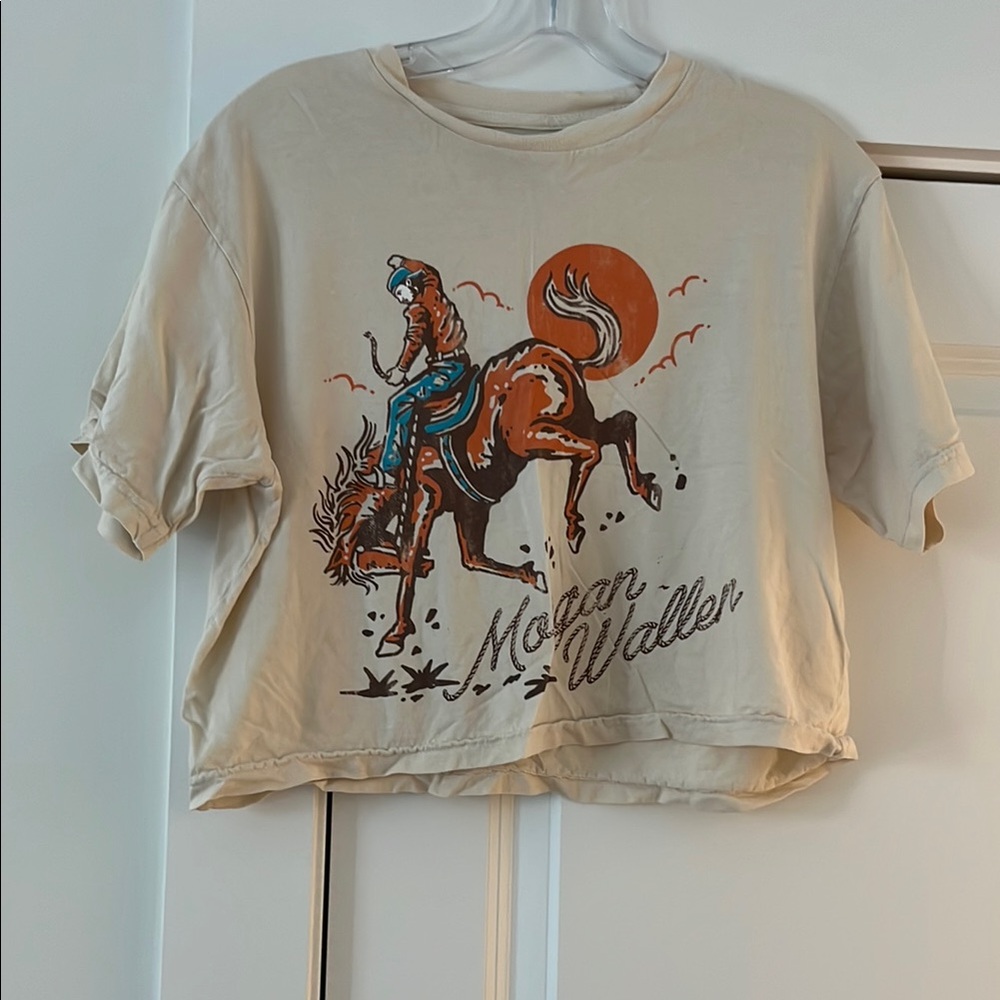 Morgan Wallen Concert cropped tee